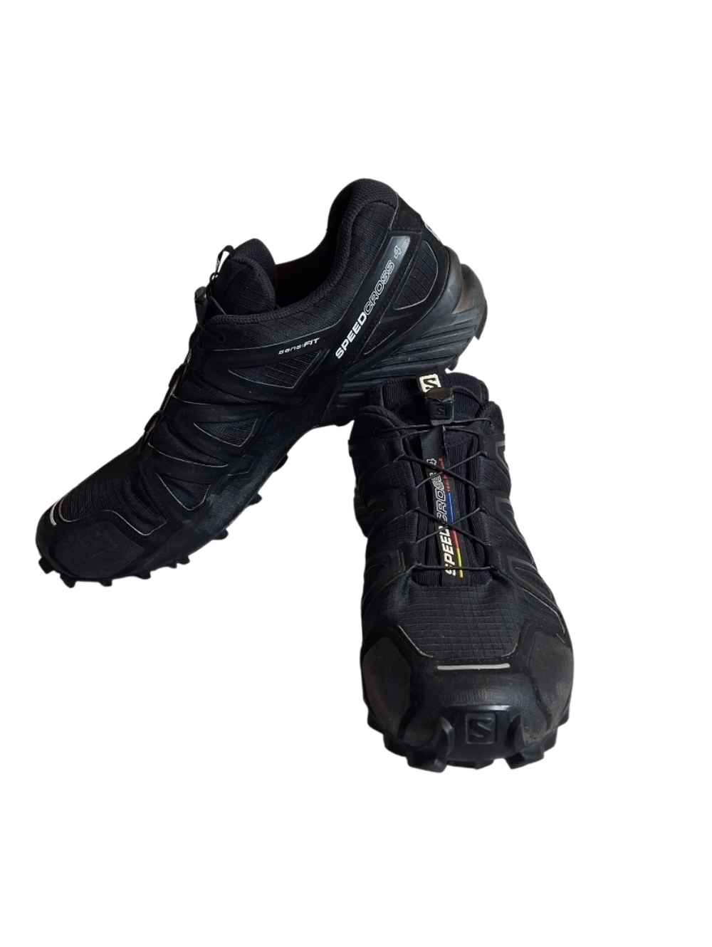 Salomon Speedcross 4 Men Size 14 Black Trail Running Shoes Hiking